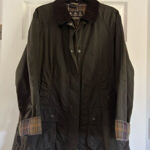 Barbour Beadnell Waxed Olive Jacket | Royalty Princess Kate | Women’s 12